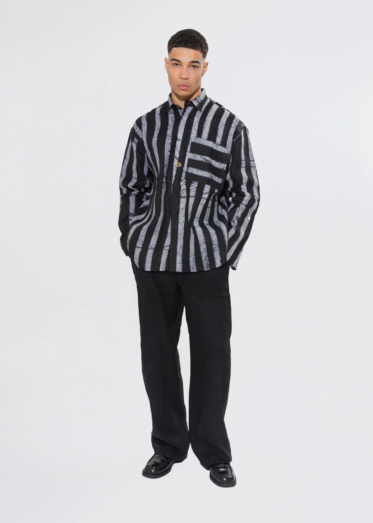 OLOOH RAYURE SHIRT BAGA